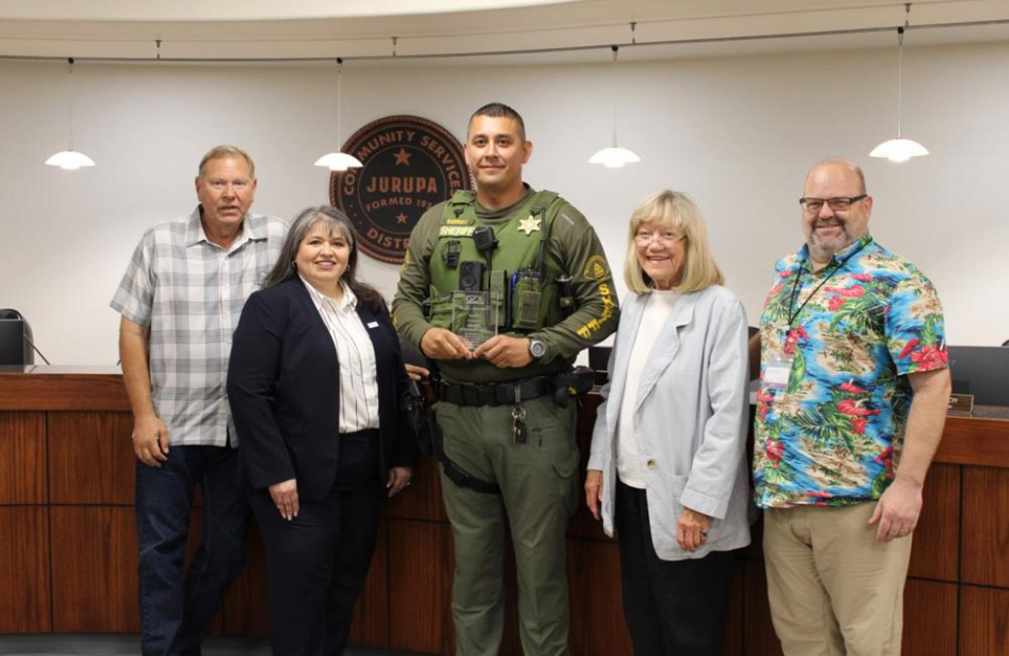 JCSD July 2023 – Riverside County Sheriff Deputy Alex Guerrero group of people